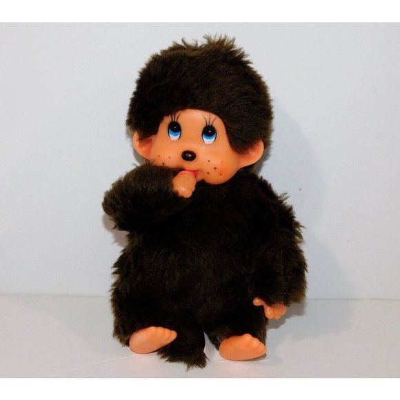 Vintage Quality Goods Canada 8" FUN MONKEY Thumb Sucking Plush Plastic Chimp - Picture 5 of 6